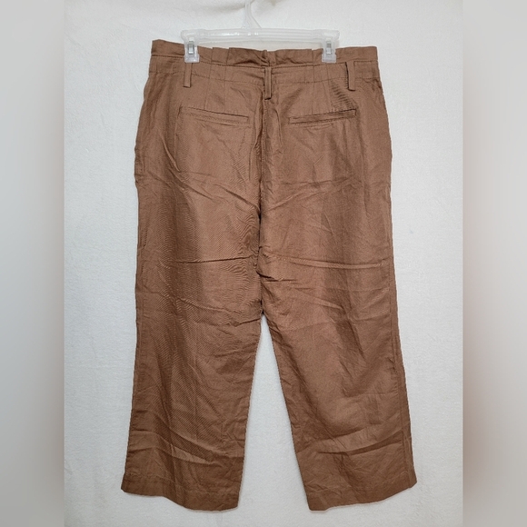 Women's LOFT  Cropped Pants, Brown, Size 12P, EUC - Picture 2 of 8